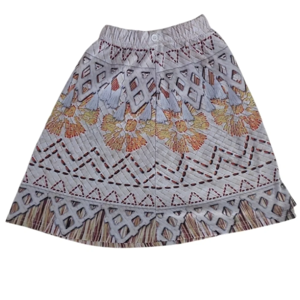 Disney Moana Girls 2PC Outfit Crop Top Skirt Costume Polynesian Size 3T 4T